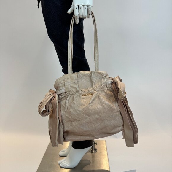 Prada Nappa Antique Leather Tote - Picture 11 of 16